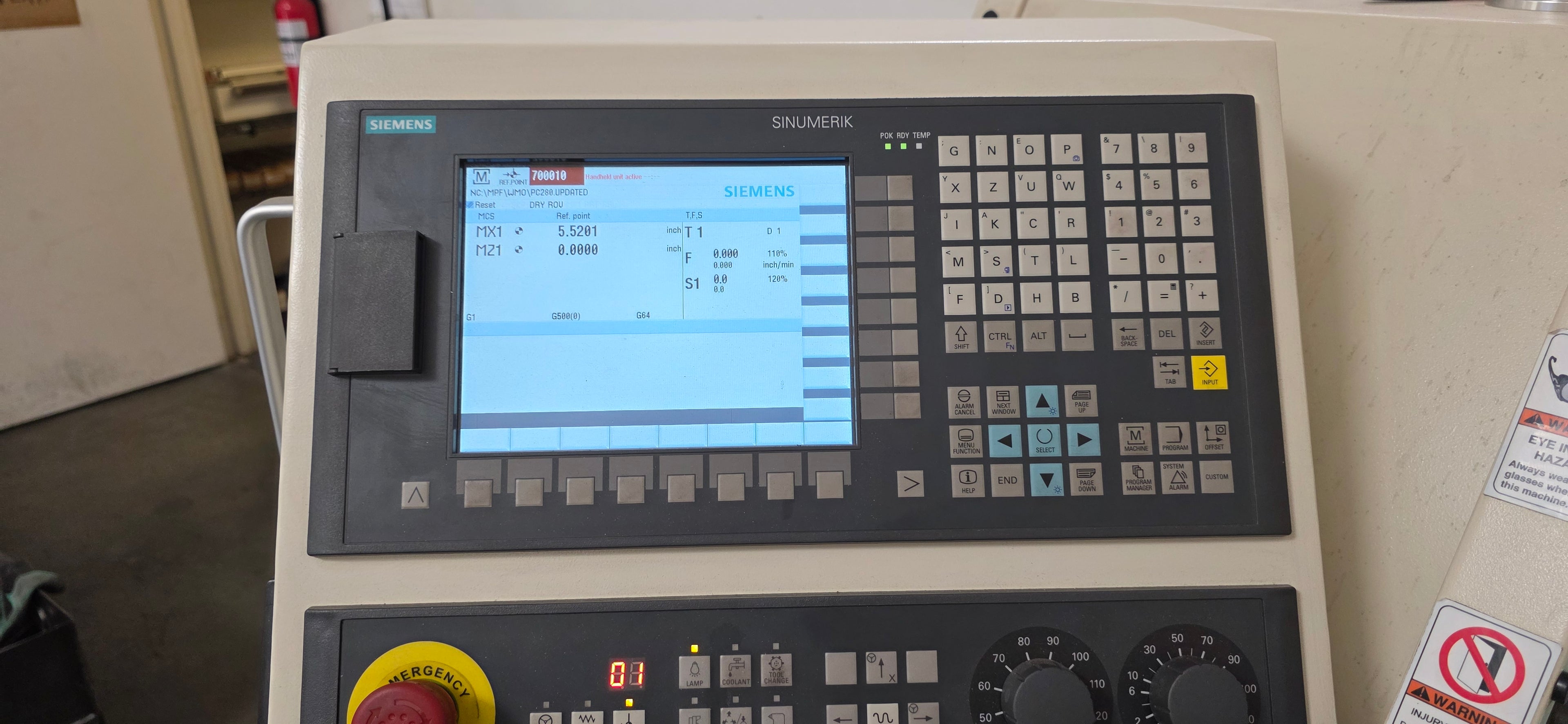 Grizzly G0884 13" CNC Lathe with Auto Tool Changer (used)
