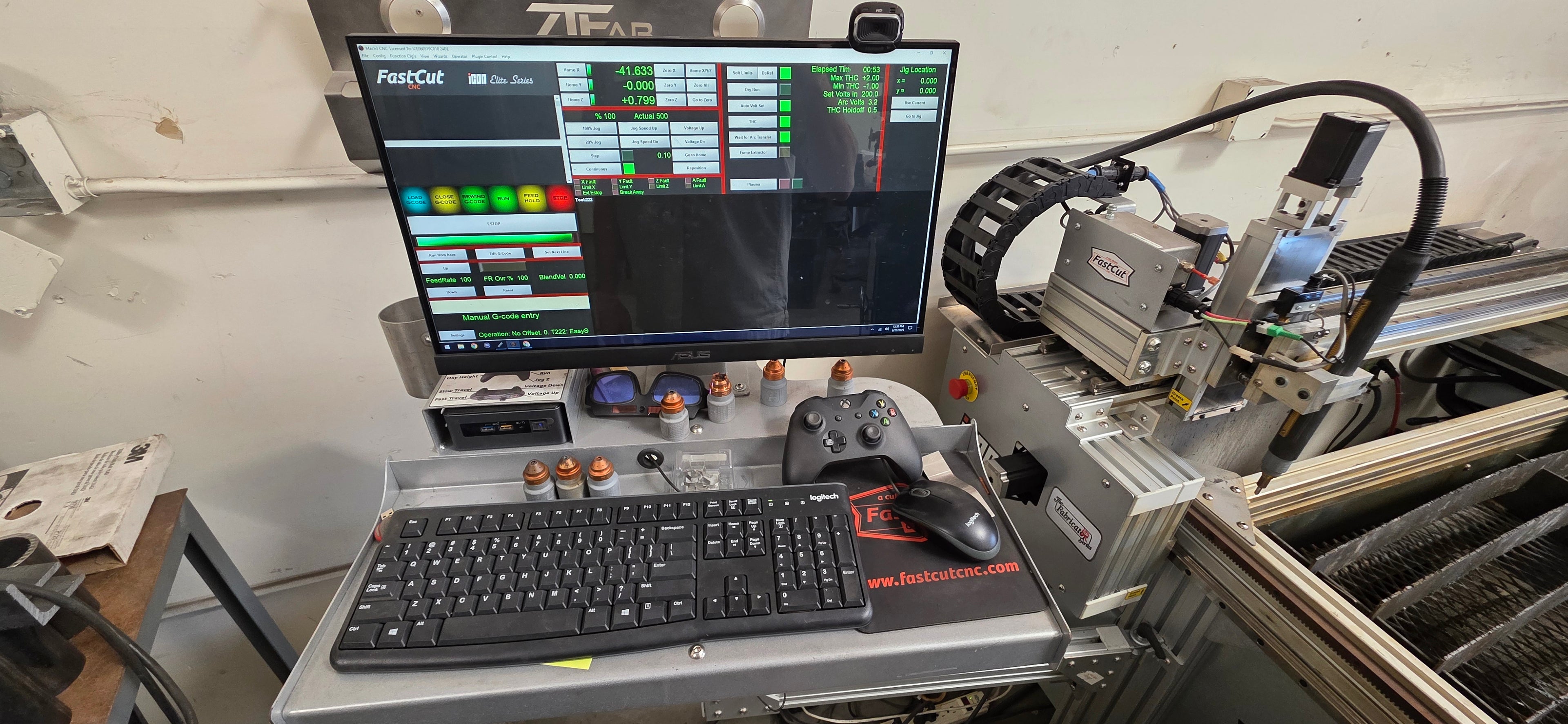 FastCut CNC Icon Elite 48 x 48 Plasma Table with Hypertherm (used)