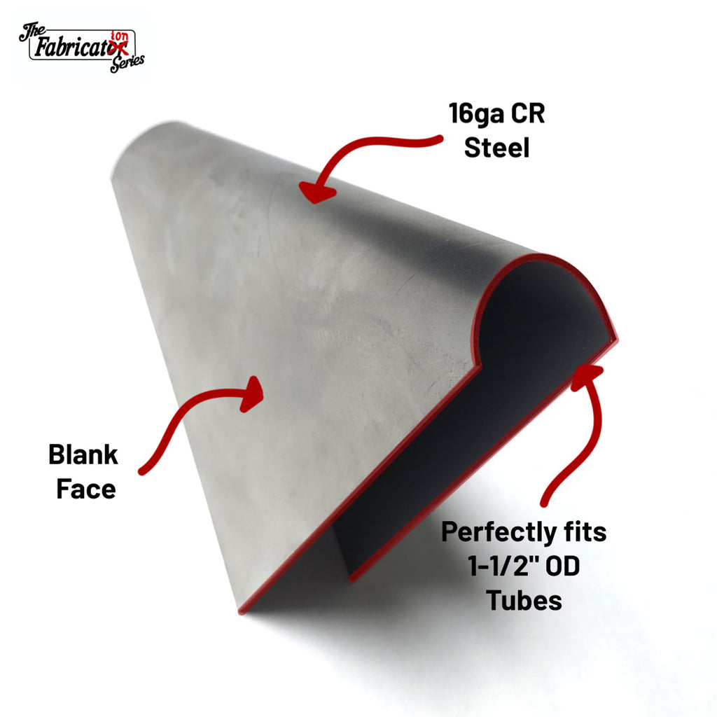 Blank Taco Gusset for 1-1/2" Tubes