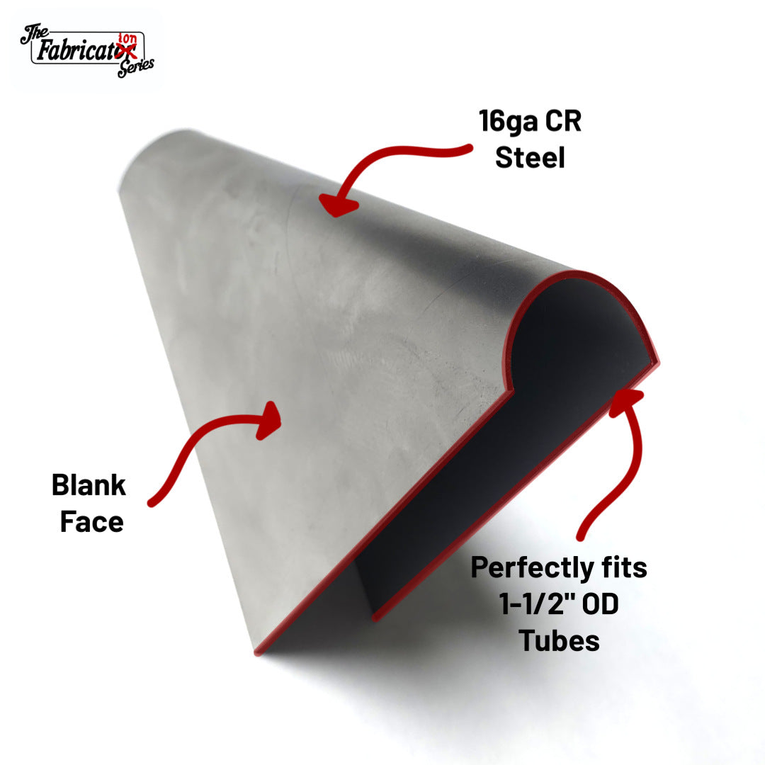 Blank Taco Gusset for 1-1/2" Tubes