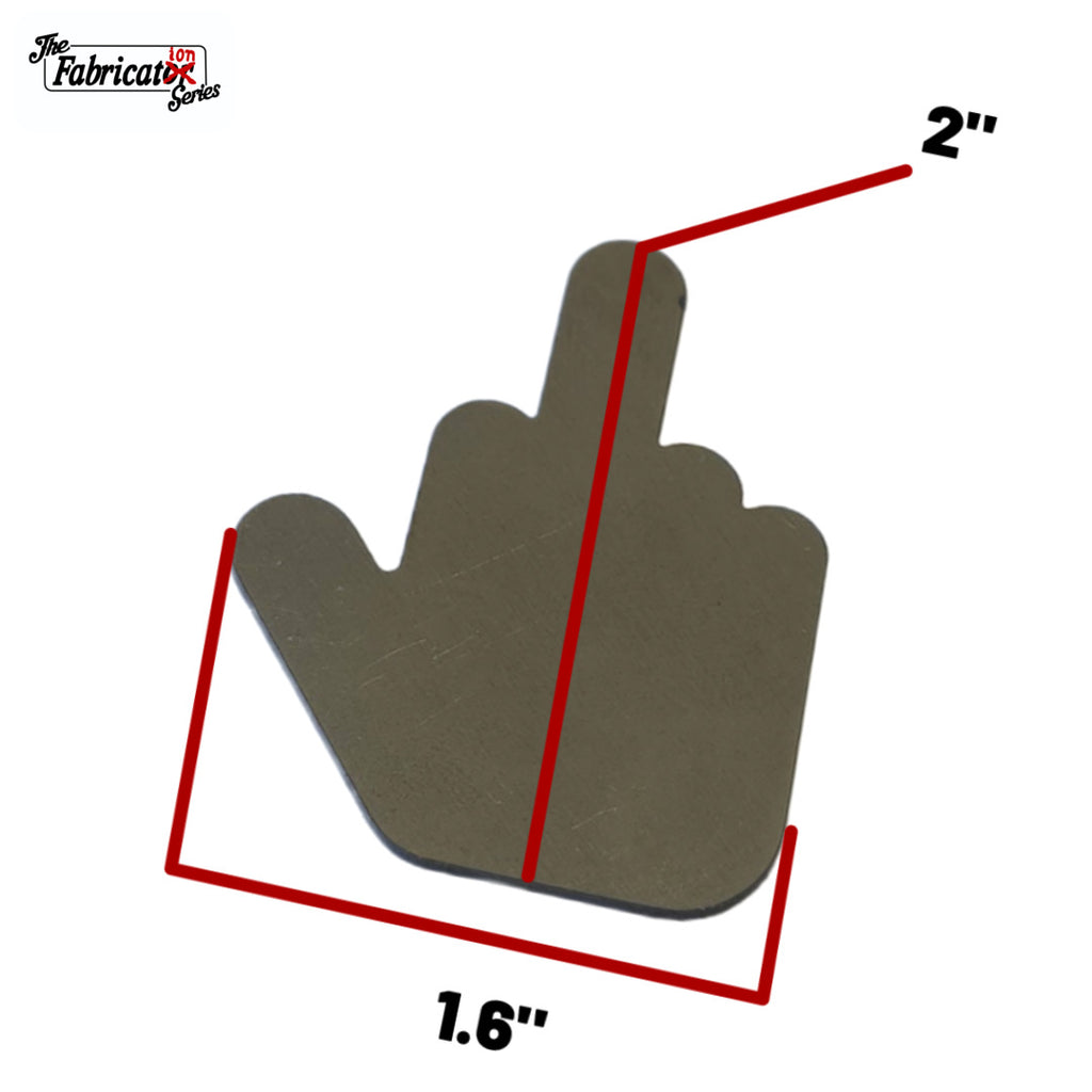 Middle Finger Shape Sheet Metal Cutout