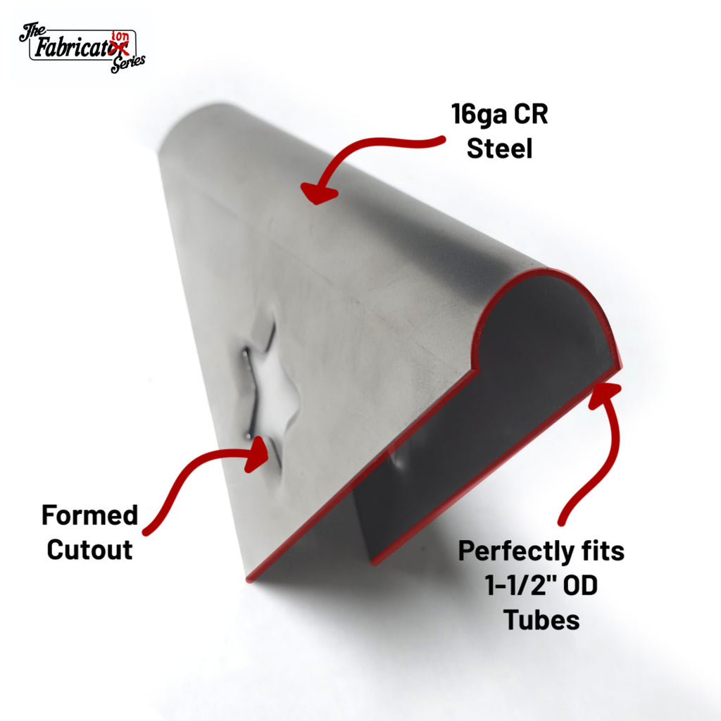 Star Shape Taco Gusset for 1-1/2" Tubes