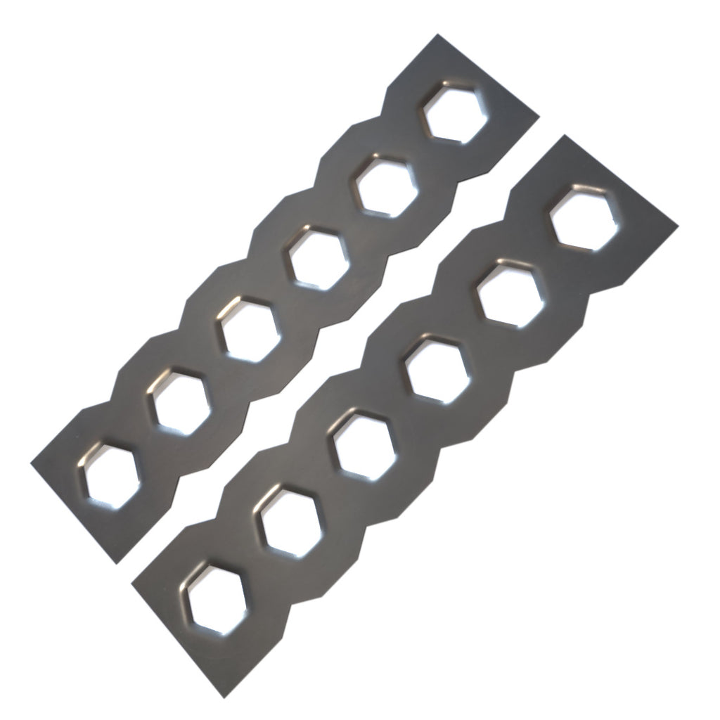 Wide Hexagon Relief Cut Roll Cage & Chassis Gusset