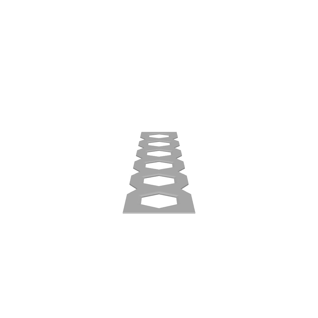 Hexagon Relief Cut Roll Cage & Chassis Gusset